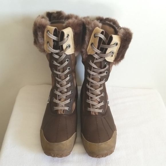 New Pajar Fur Leather Waterproof Boot - Picture 1 of 9